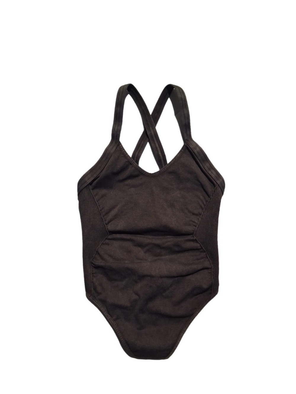 NWOT Free People Good Karma Black bodysuit
